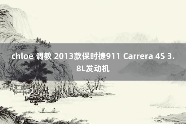 chloe 调教 2013款保时捷911 Carrera 4S 3.8L发动机