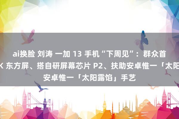 ai换脸 刘涛 一加 13 手机“下周见”：群众首发第二代 2K 东方屏、搭自研屏幕芯片 P2、扶助安卓惟一「太阳露馅」手艺